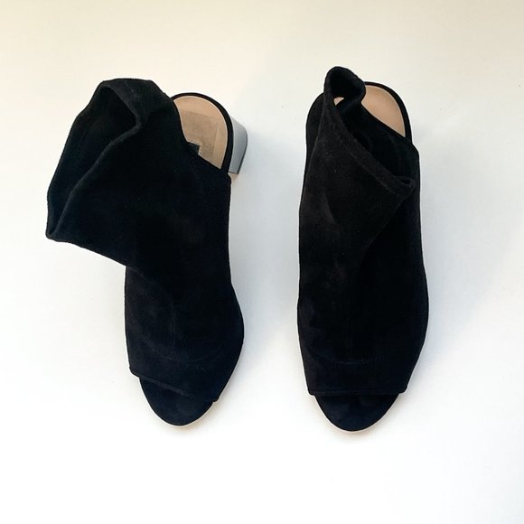 INC International Concepts Womens Kayden Fabric Peep Toe Ankle Black - 7… - Picture 7 of 7